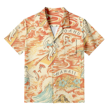 Personality fashionPapaya Tribute Camp Hawaiian Shirt