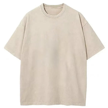 Personality fashion Basic Washed T-Shirt