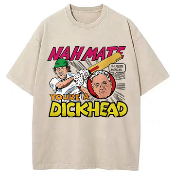 Personality fashion You're a Dickhead Washed T-Shirt