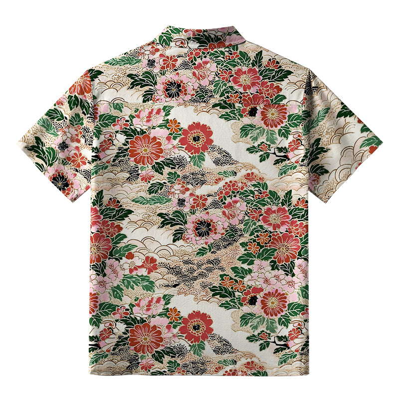 Floral Splendor Aloha Hawaiian Shirt