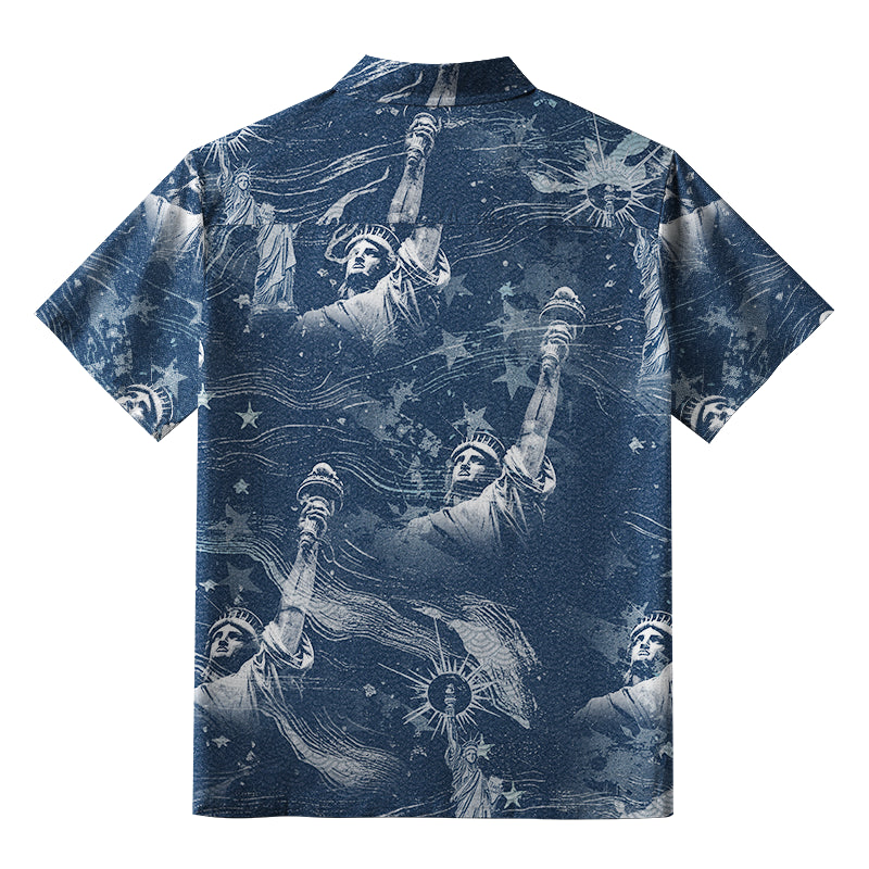 Statue Of Liberty Aloha Hawaiian Shirt