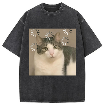 Personality fashion Cat Reload The Brain Washed T-Shirt