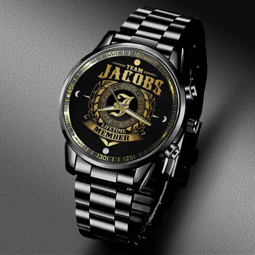 TATRO W8 - LIFETIME MEMBER - Black Fashion Watch Custom Your Name, Best Family Gifts