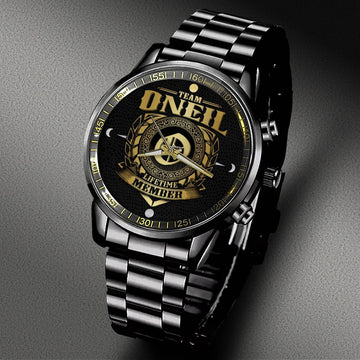 TATRO W8 - LIFETIME MEMBER - Black Fashion Watch Custom Your Name, Best Family Gifts
