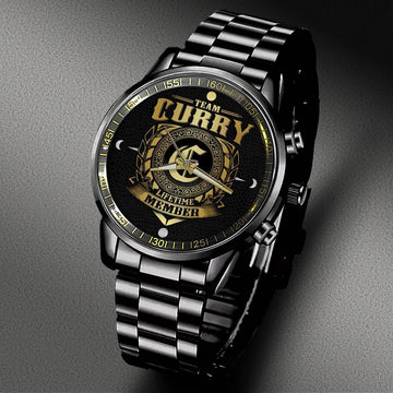 CURRY - LIFETIME MEMBER - Black Fashion Watch Custom Your Name, Best Family Gifts