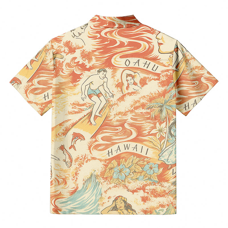 Papaya Tribute Camp Hawaiian Shirt