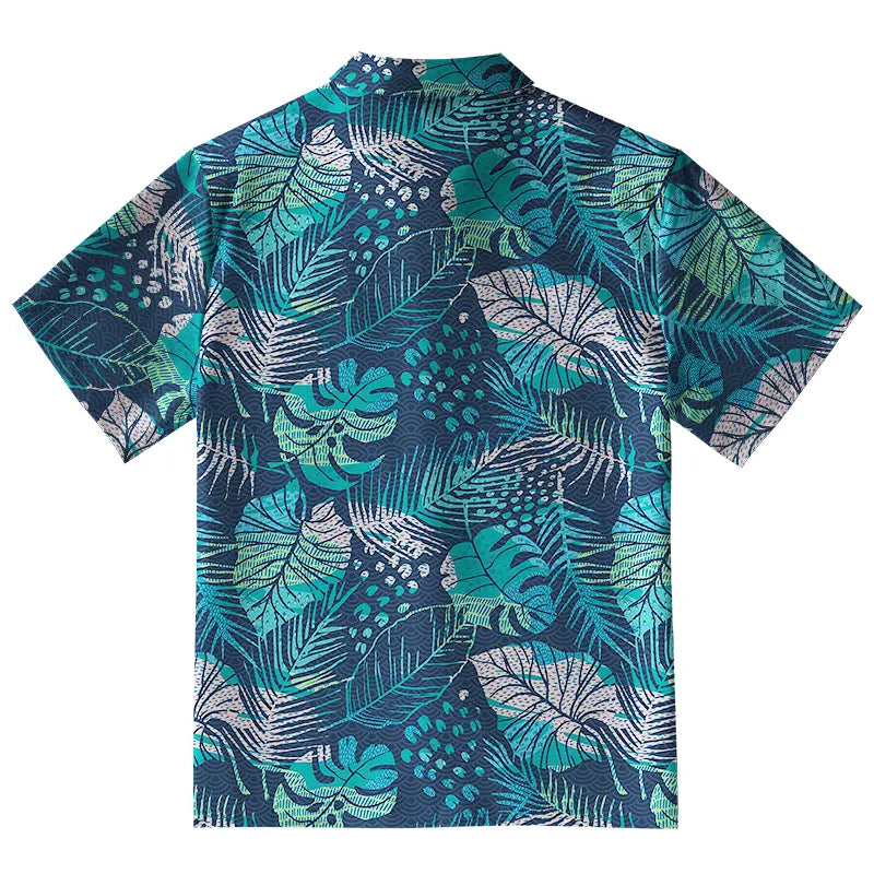 Intense Jungle Leaf Aloha Hawaiian Shirt