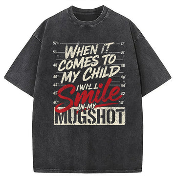 Personality fashion When It Comes Washed T-Shirt