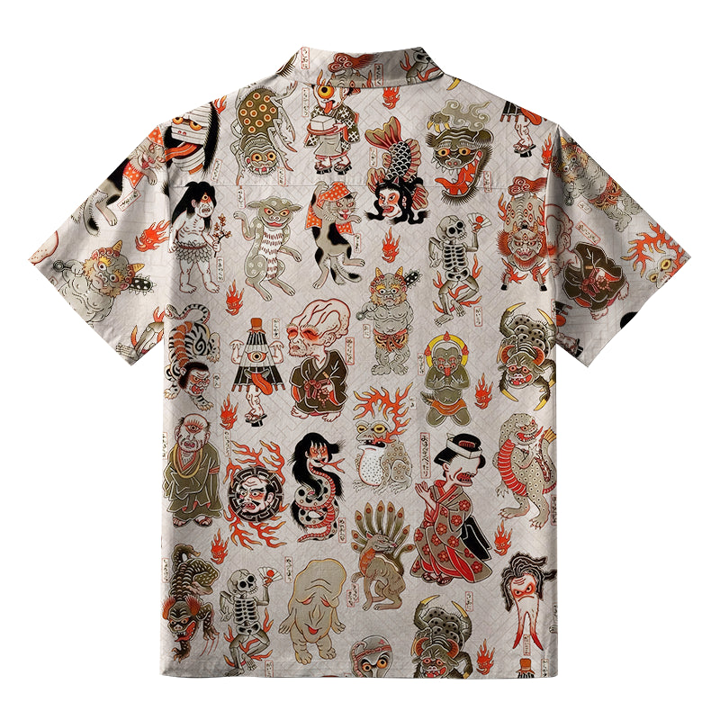 Hyakki Yagy¨­ Aloha Hawaiian Shirt
