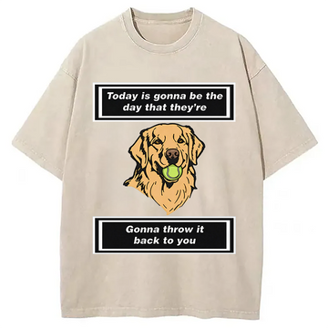 Personality fashion Back to You Washed T-Shirt