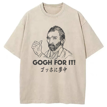 Personality fashion Gogh For It Washed T-Shirt