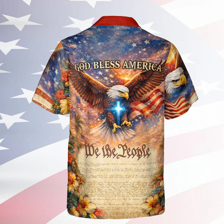 250 Years Of Freedom Hawaiian Shirt, Patriotic 1776 -2026 Semiquincentennial AOP Shirt 684648