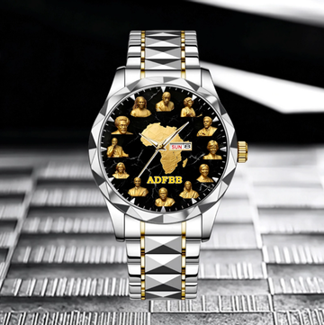 Celebrate Black History Tribute Customized Watch - Personalized Name - Gift For African Pride & Black History Lovers