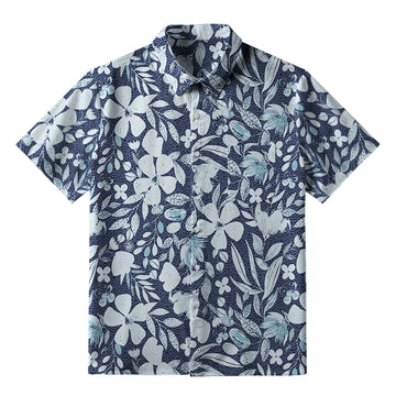 Personality fashion  Floral Fantasy Button-up Shirt