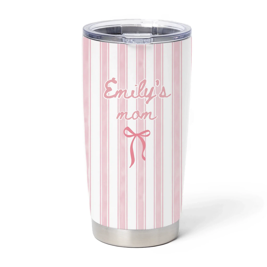First Mothers Day Full Of Love Joy Personalized Tumbler Gift For New Mom Blue Stripe Future Mom Gift New Baby Gift For Mom