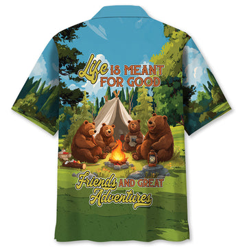 Camping Life Is Meant For Good Friends Hawaiian Shirt