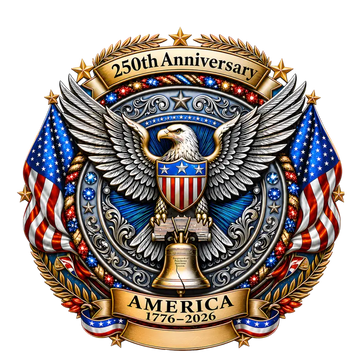 America 250Th Anniversary Personalized Acrylic Ornament 250 Years Usa Anni Ornament 250 America Home Decor