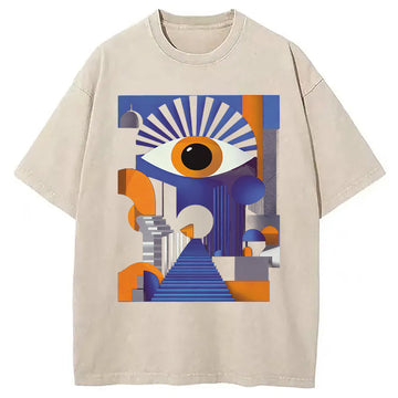 Personality fashion Architects Of The Mind Washed T-Shirt