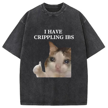 Personality fashion I Have Crippling IBS Washed T-Shirt