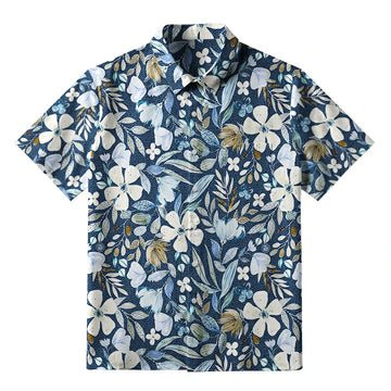 Colorful Floral Fantasy Button-up Shirt