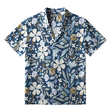 Personality fashion  Colorful Floral Fantasy Aloha Hawaiian Shirt