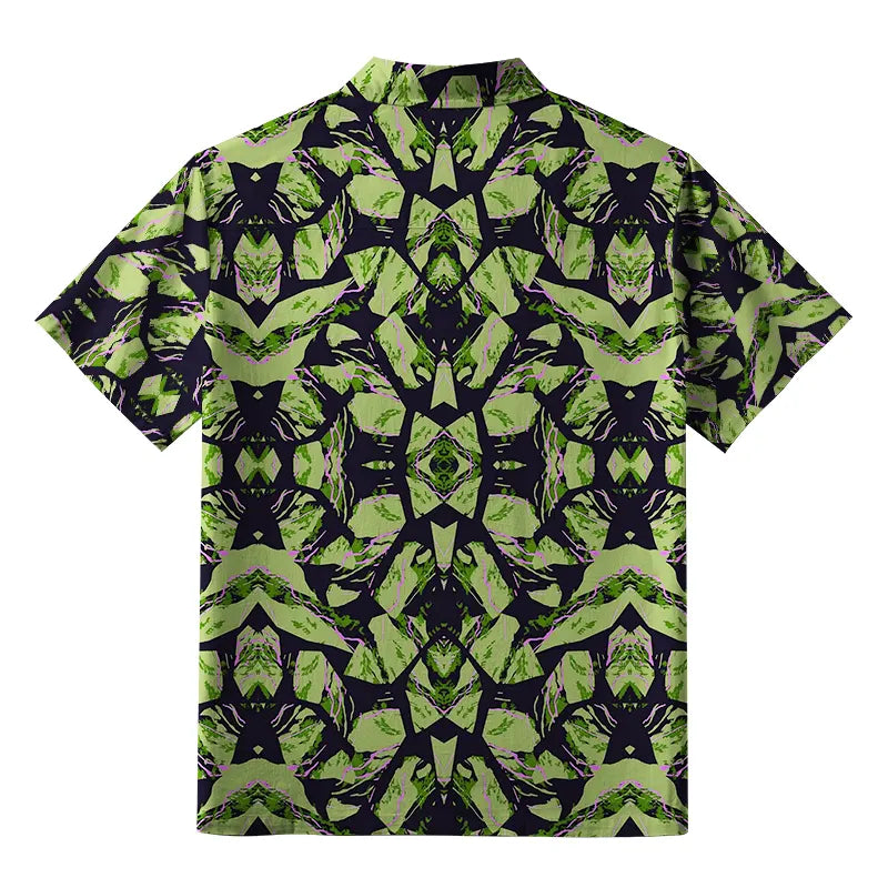 Geometric Art In The Forest Aloha Hawaiian Shirt