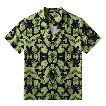 Personality fashion  Geometric Art In The Forest Aloha Hawaiian Shirt