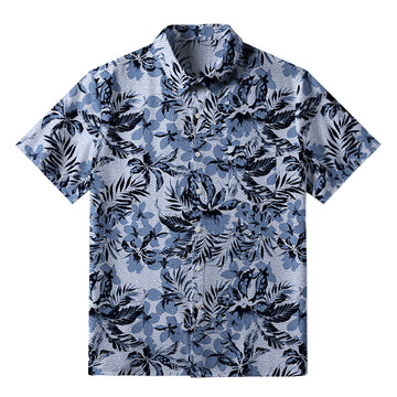 Personality fashion  Floral Embrace Button-up Shirt