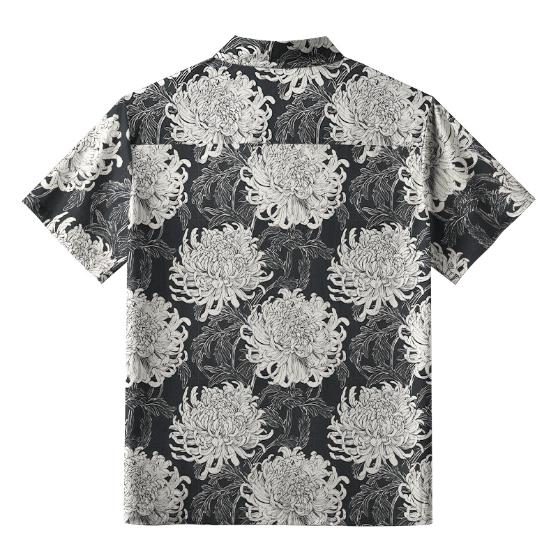 Blooming Chrysanthemums Japan Aloha Hawaiian Shirt