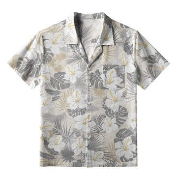 Personality fashion  Elegant Flowers Aloha Hawaiian Shirt