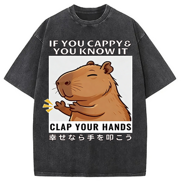 Personality fashion You Know It Washed T-Shirt