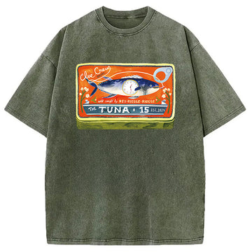 Personality fashion The Tuna 15 Washed T-Shirt