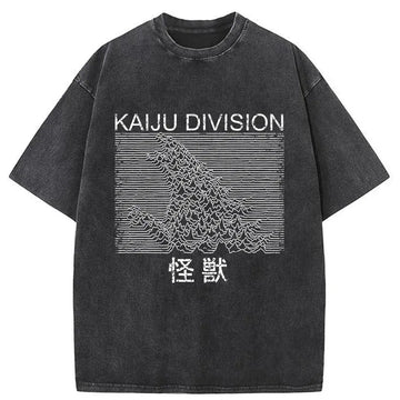 Personality fashion Music Monster Washed T-Shirt