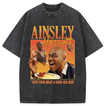 Personality fashion Ainsley Harriott Homage Washed T-Shirt