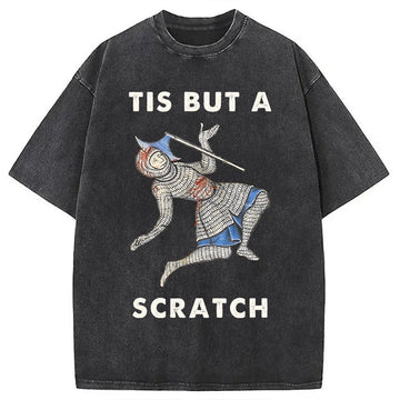 Personality fashion Funny Medieval Washed T-Shirt