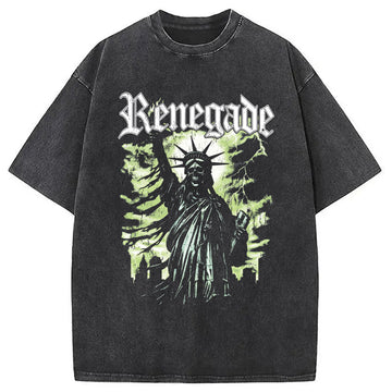 Personality fashion Renegade Washed T-Shirt