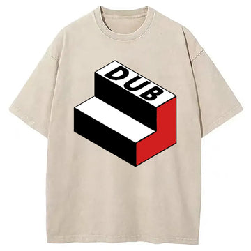 Personality fashion Dubstep Funny Washed T-Shirt