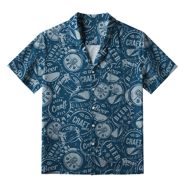 Personality fashion  Craft Beer Aloha Hawaiian Shirt