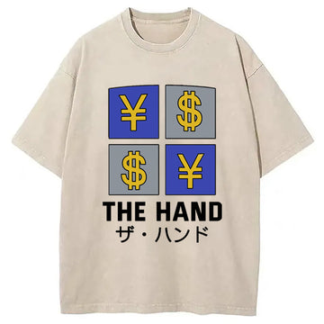 Personality fashion The Hand JoJo Washed T-Shirt