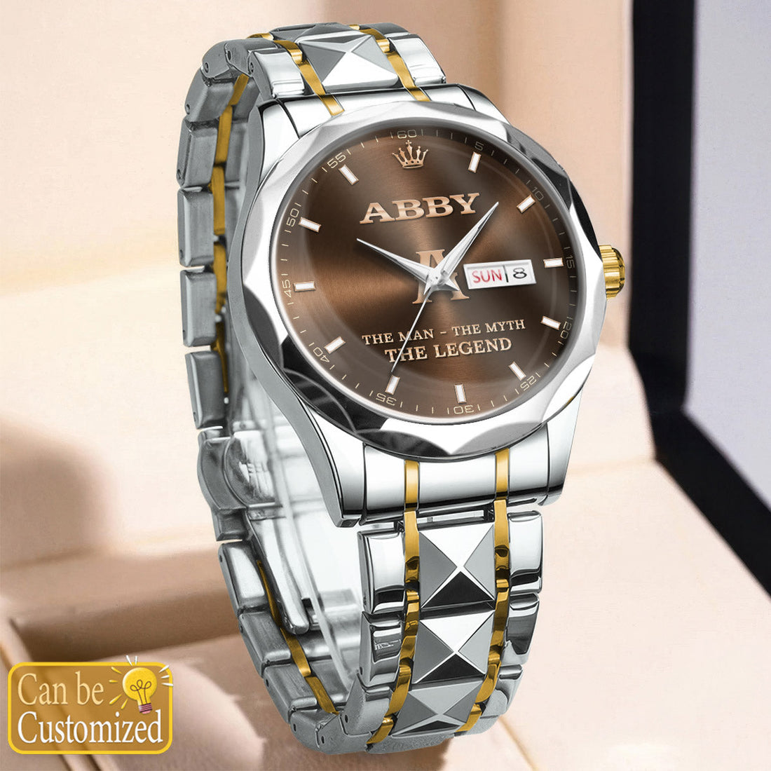 ABBY K3579-102 Luxury Alloy-Men Watch, Personalized Premium Gift for Anniversary