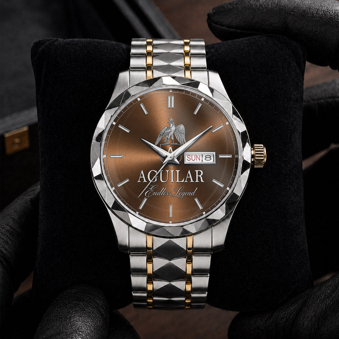 AGUILAR K3579-106 Luxury Alloy-Men Watch, Personalized Premium Gift for Anniversary
