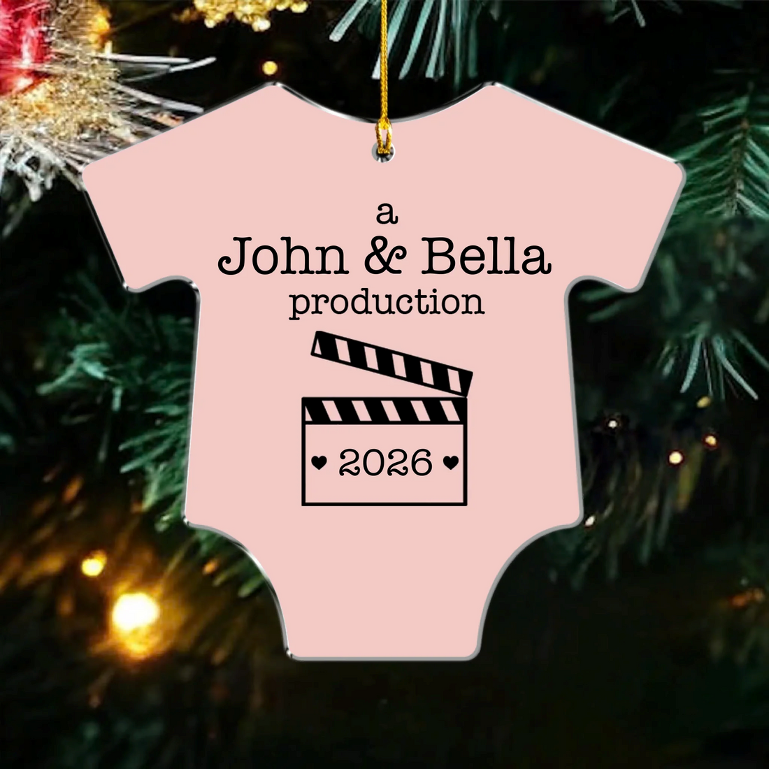 A Little Star Is Coming Soon Personalized Acrylic Ornament Baby Announcement Gift Expecting Parents Gift With Custom Name