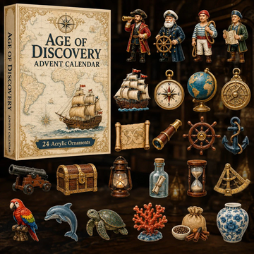 Age Of Discovery Advent Calendar 2026 - 24-Day Countdown, Acrylic Charms Every Day Bring New Suprises
