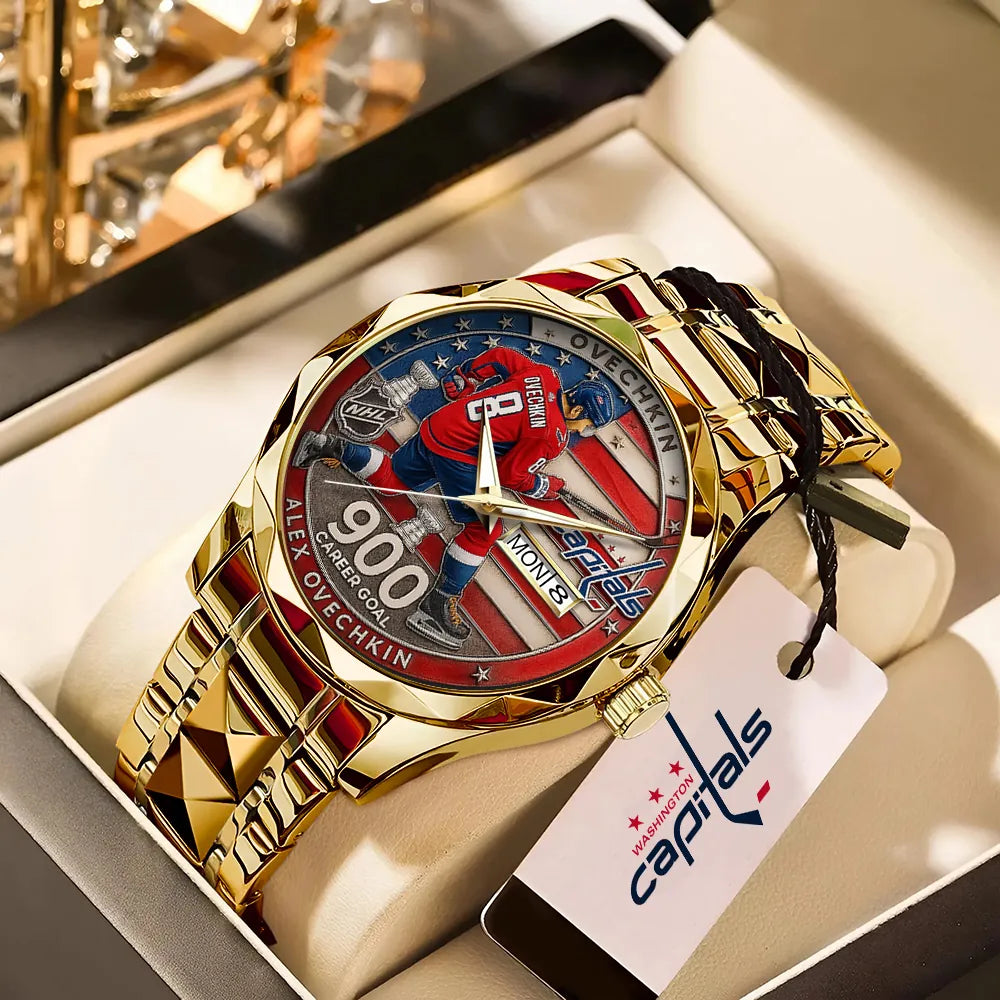 Alex Ovechkin x Washington Capitals Alloy Luxury Quartz Watch-PFZ10001