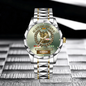 All Gave Some - Customized Name Veteran Watch - Gift For Vietnam Veterans
