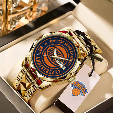 New York Knicks Logo 80th Anniversary 2026 Alloy Luxury Quartz Watch-PFZ10127