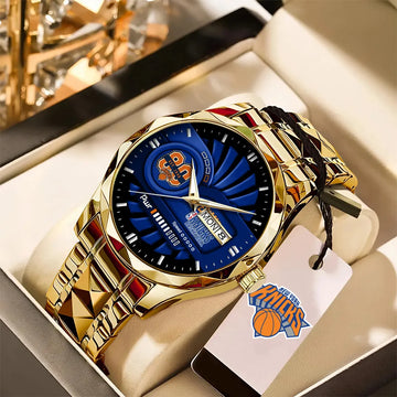 New York Knicks Logo 80th Anniversary 2026 Alloy Luxury Quartz Watch-PFZ10128
