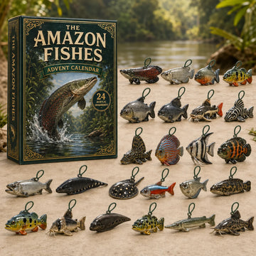 Amazon Fished Advent Calendar 2026 - 24-Day Festive Countdown, Acrylic Charms Blind Box - Gift For Fish Lovers42