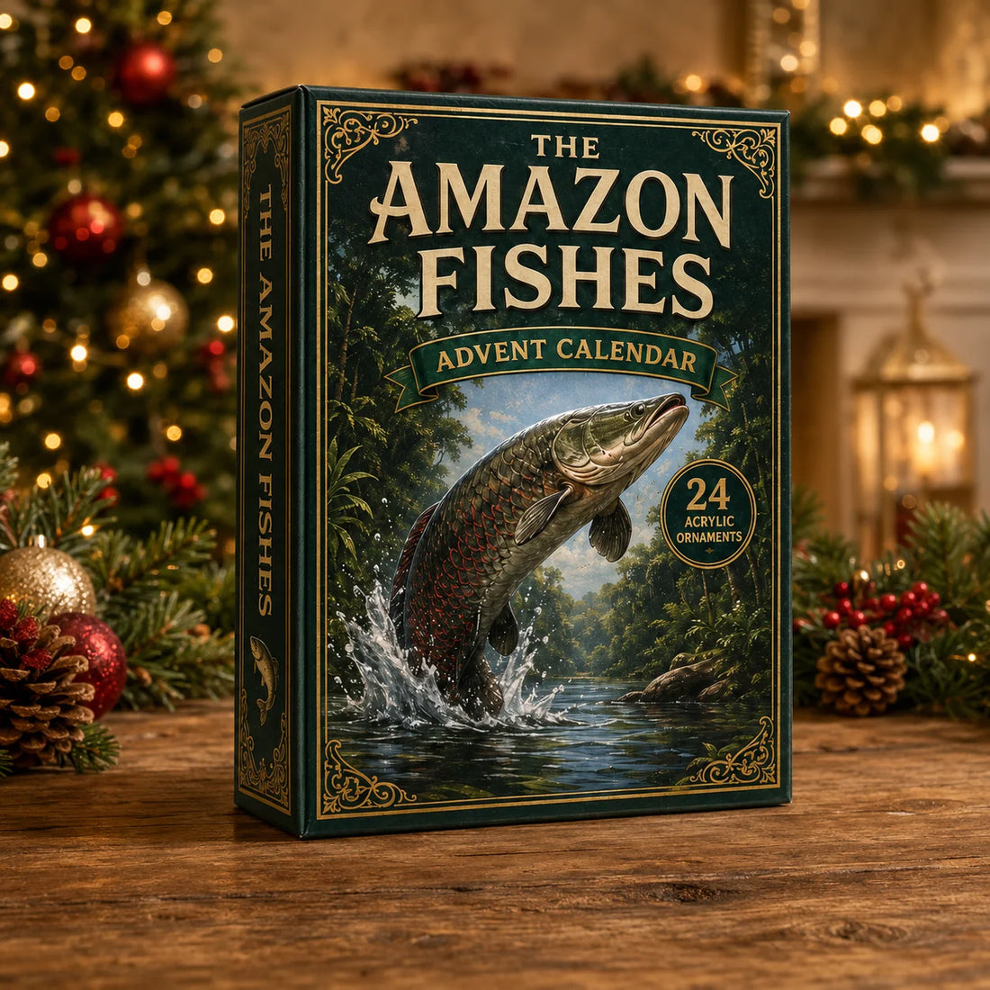 Amazon Fished Advent Calendar 2026 - 24-Day Festive Countdown, Acrylic Charms Blind Box - Gift For Fish Lovers42