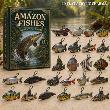 Amazon Fished Advent Calendar 2026 24 Day Festive Countdown Acrylic Charms Blind Box Gift For Fish Lovers